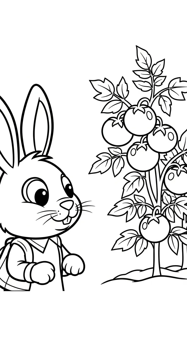 hình tô màu Trang tô mau Cà Chua cho bé 7 tuổi