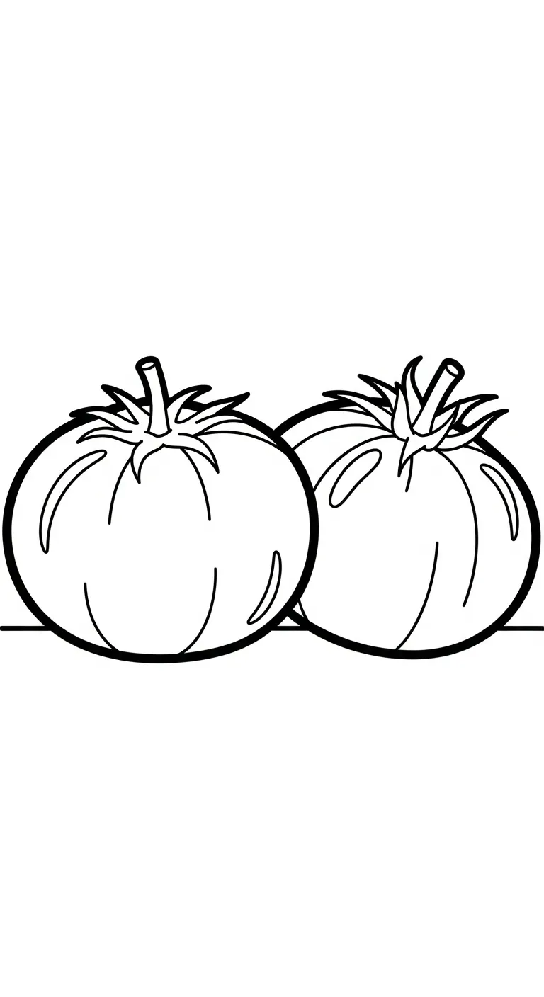 tranh tô màu Trang tô mau Cà Chua cho bé 8 tuổi 2