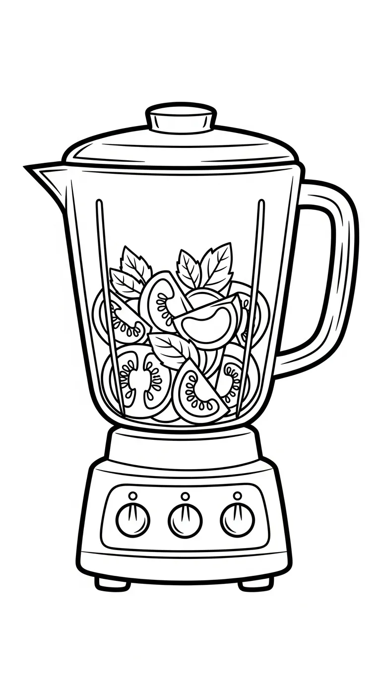 tranh tô màu Trang tô mau Cà Chua in ngay