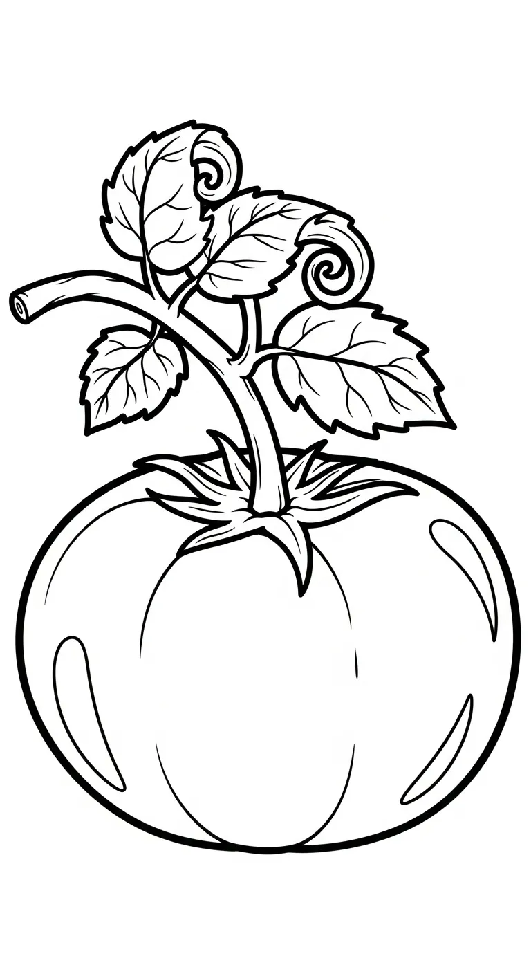 tải tranh tô màu Trang tô mau Cà Chua không mất tiền