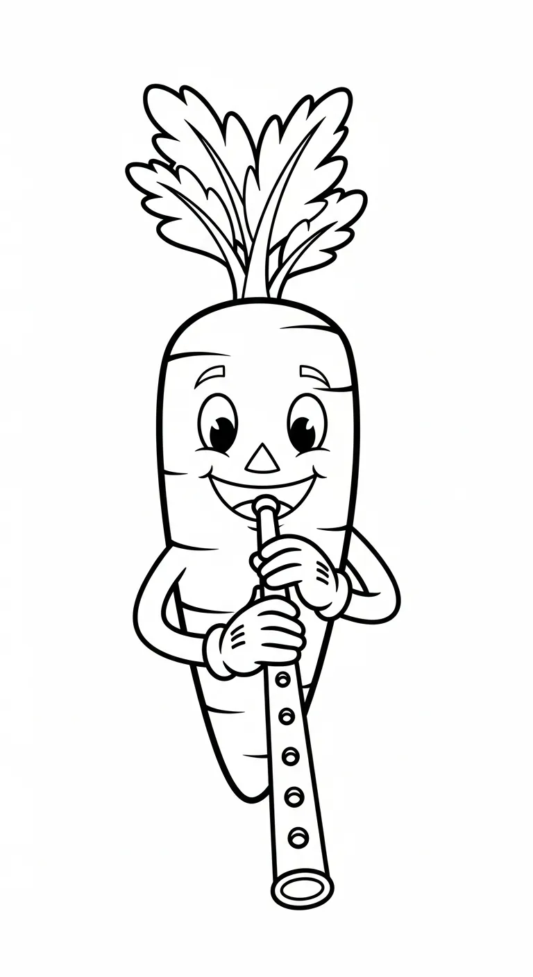 tranh tô màu Tranh Tô Màu Cà Rốt cho bé mới nhất