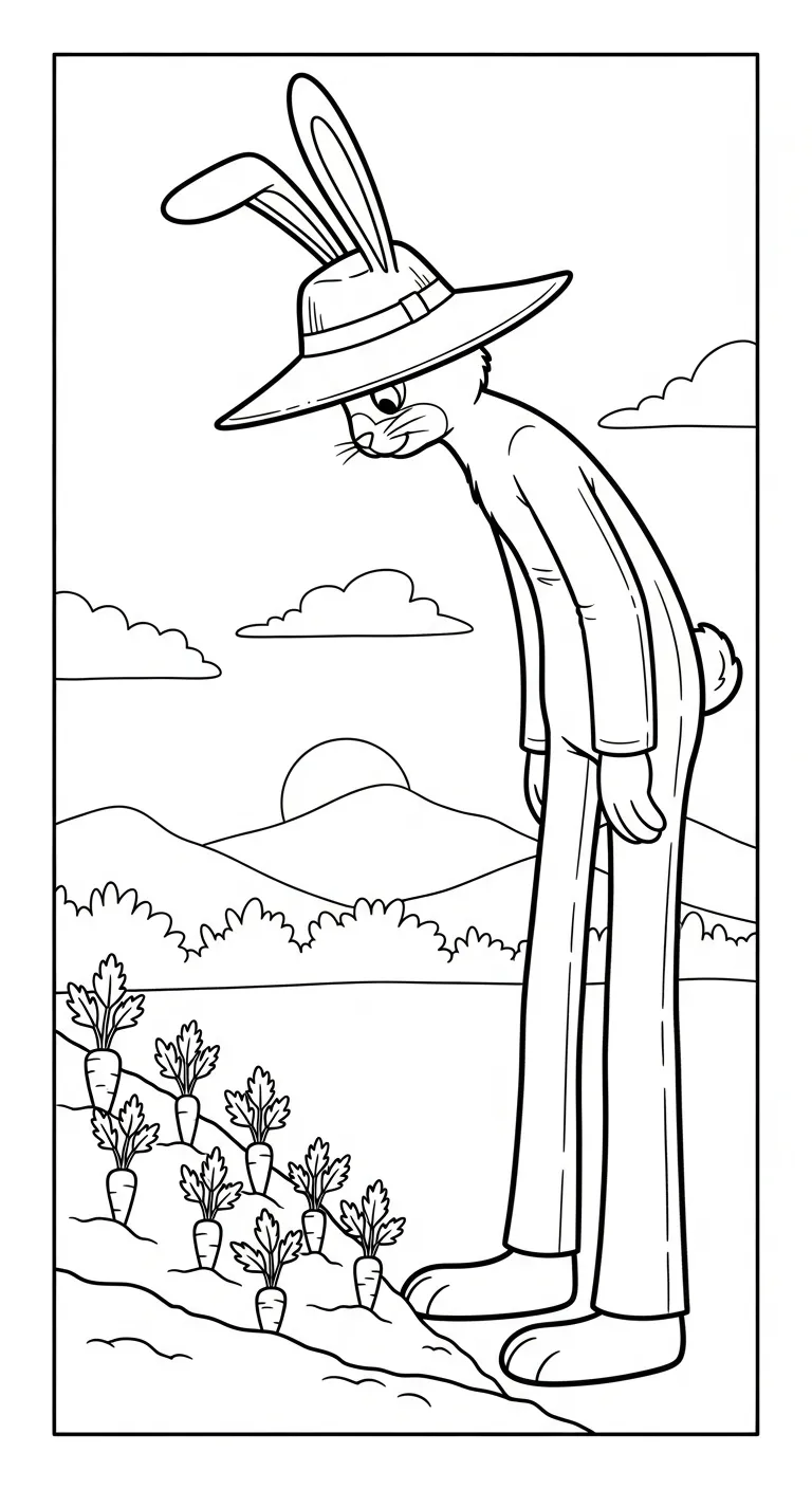 download hình tô màu Tranh Tô Màu Cà Rốt cho bé