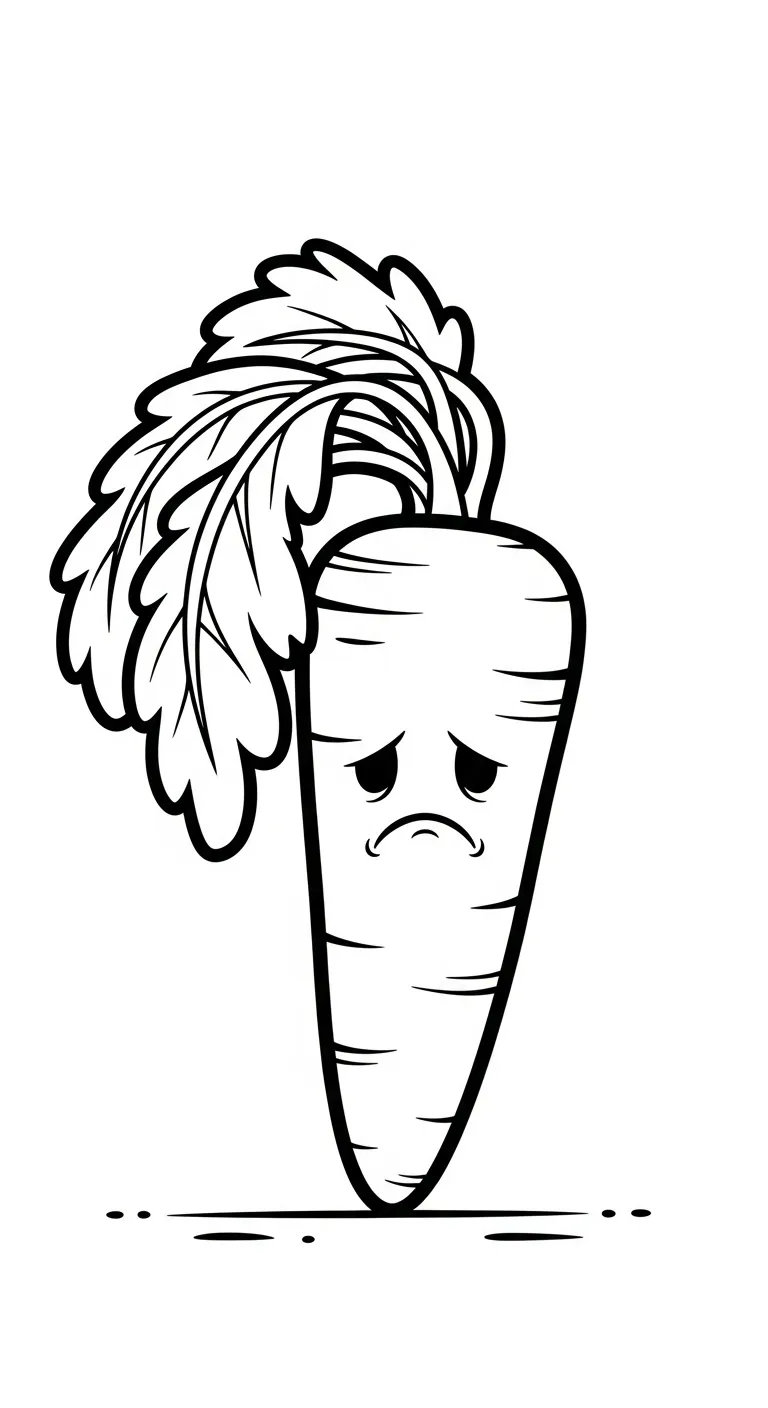 download tranh tô màu Tranh Tô Màu Cà Rốt miễn phí