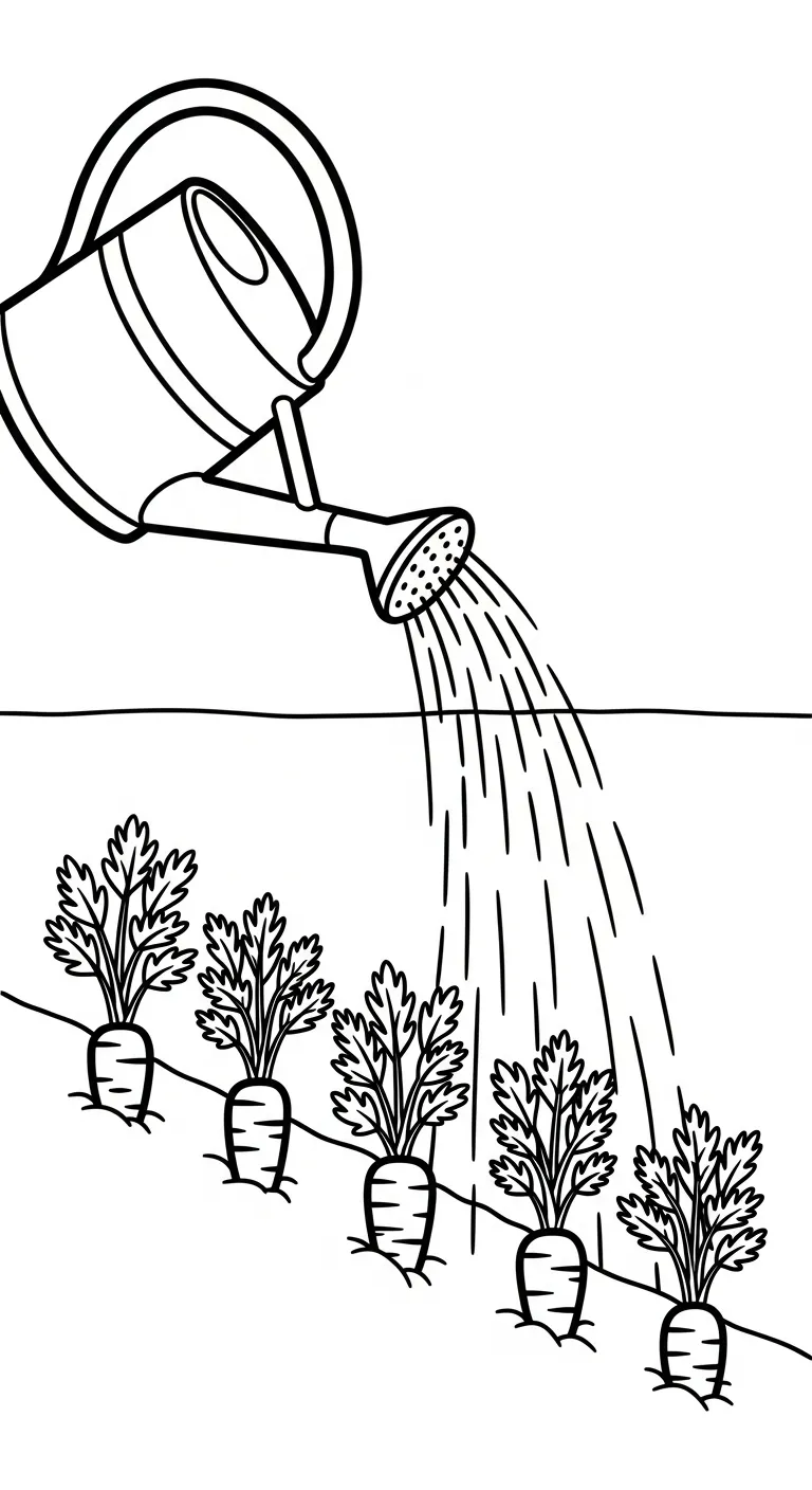 tải tranh tô màu Tranh Tô Màu Cà Rốt không mất tiền