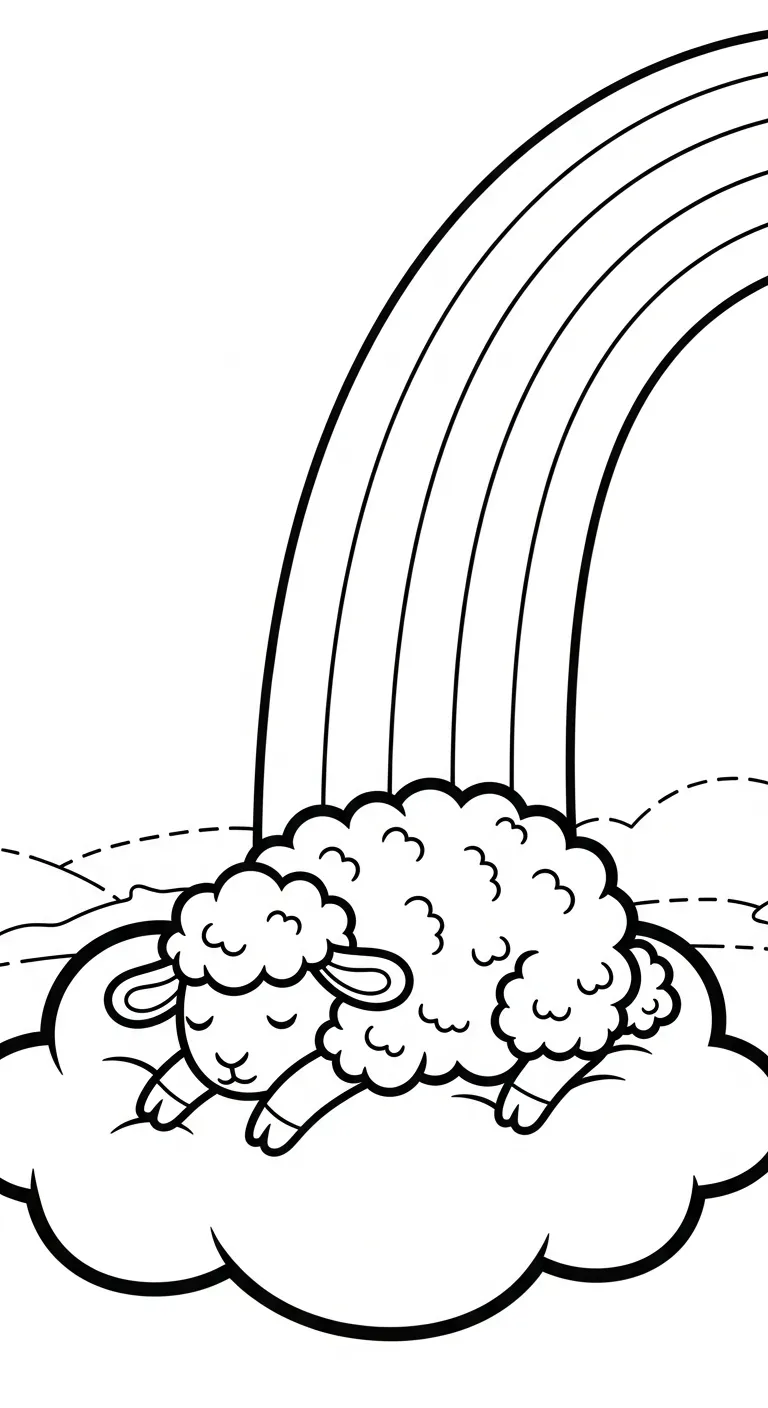 in tranh tô màu Tranh Tô Màu Cầu Vồng cho bé 5 tuổi