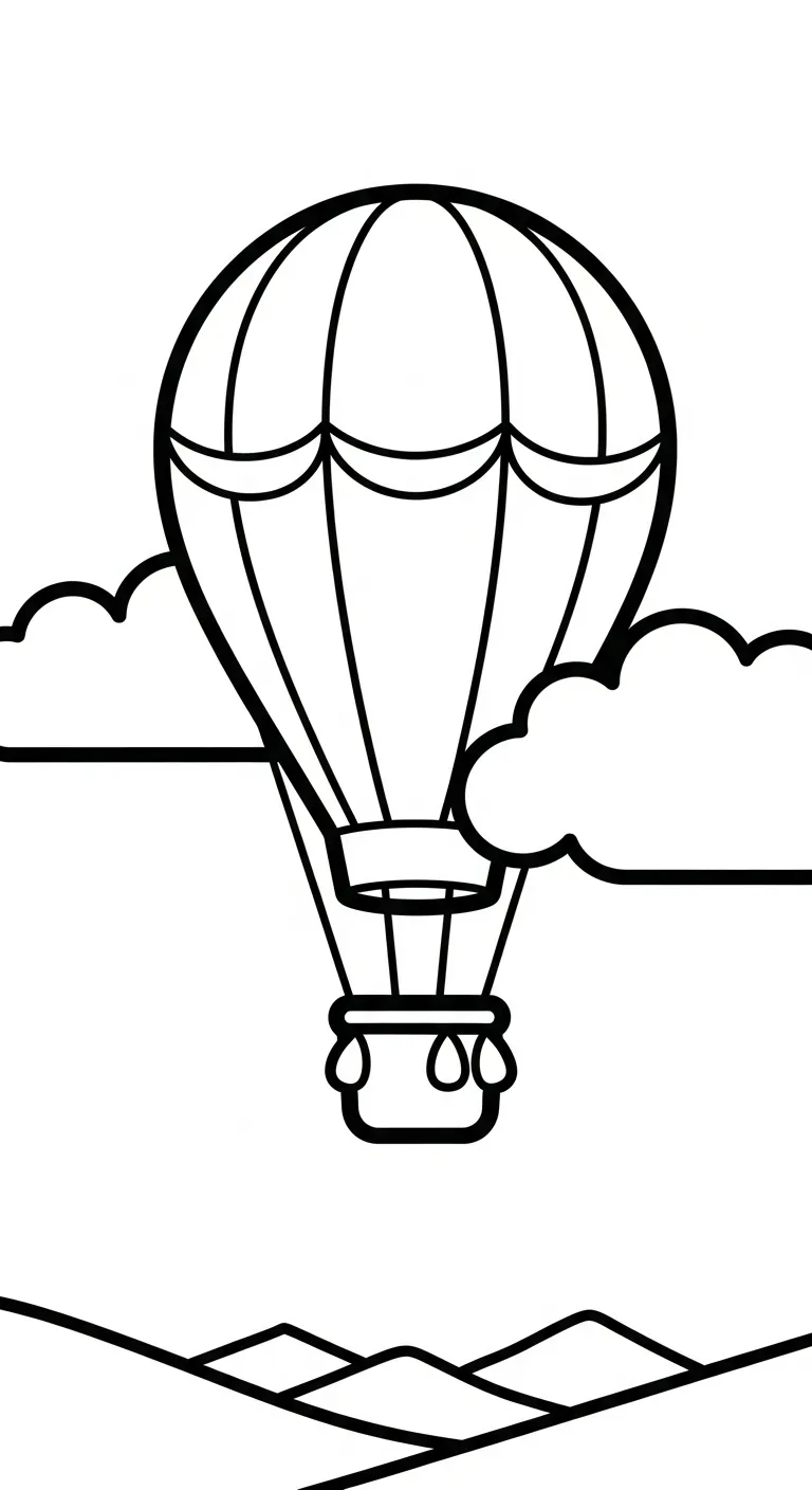 tải tranh tô màu Tranh Tô Màu Đám Mây cho bé 7 tuổi