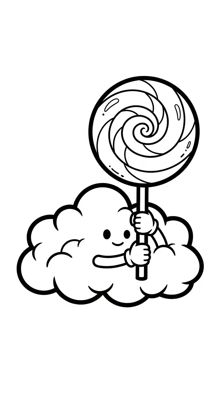 tải hình tô màu Tranh Tô Màu Đám Mây cho bé 8 tuổi