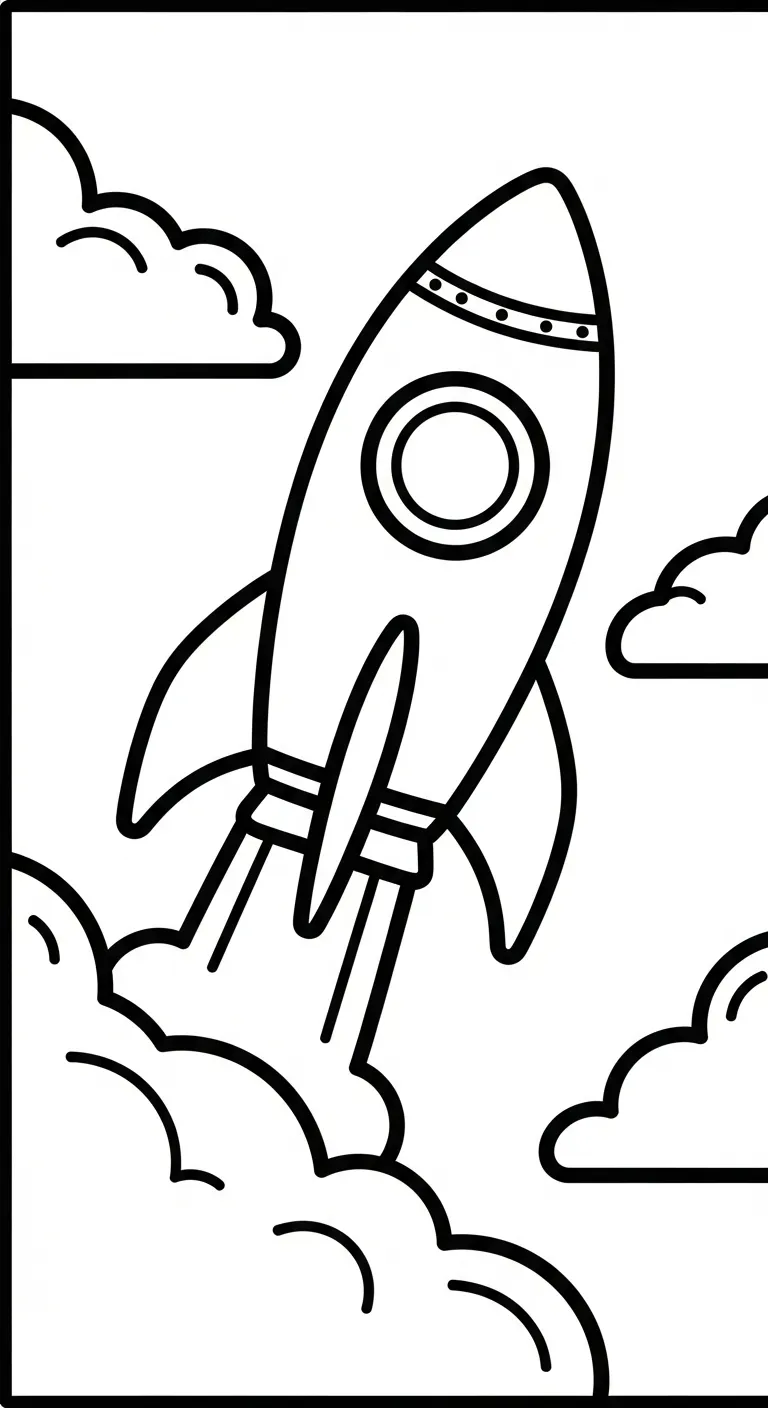 mẫu in hình tô màu Tranh Tô Màu Đám Mây cho bé