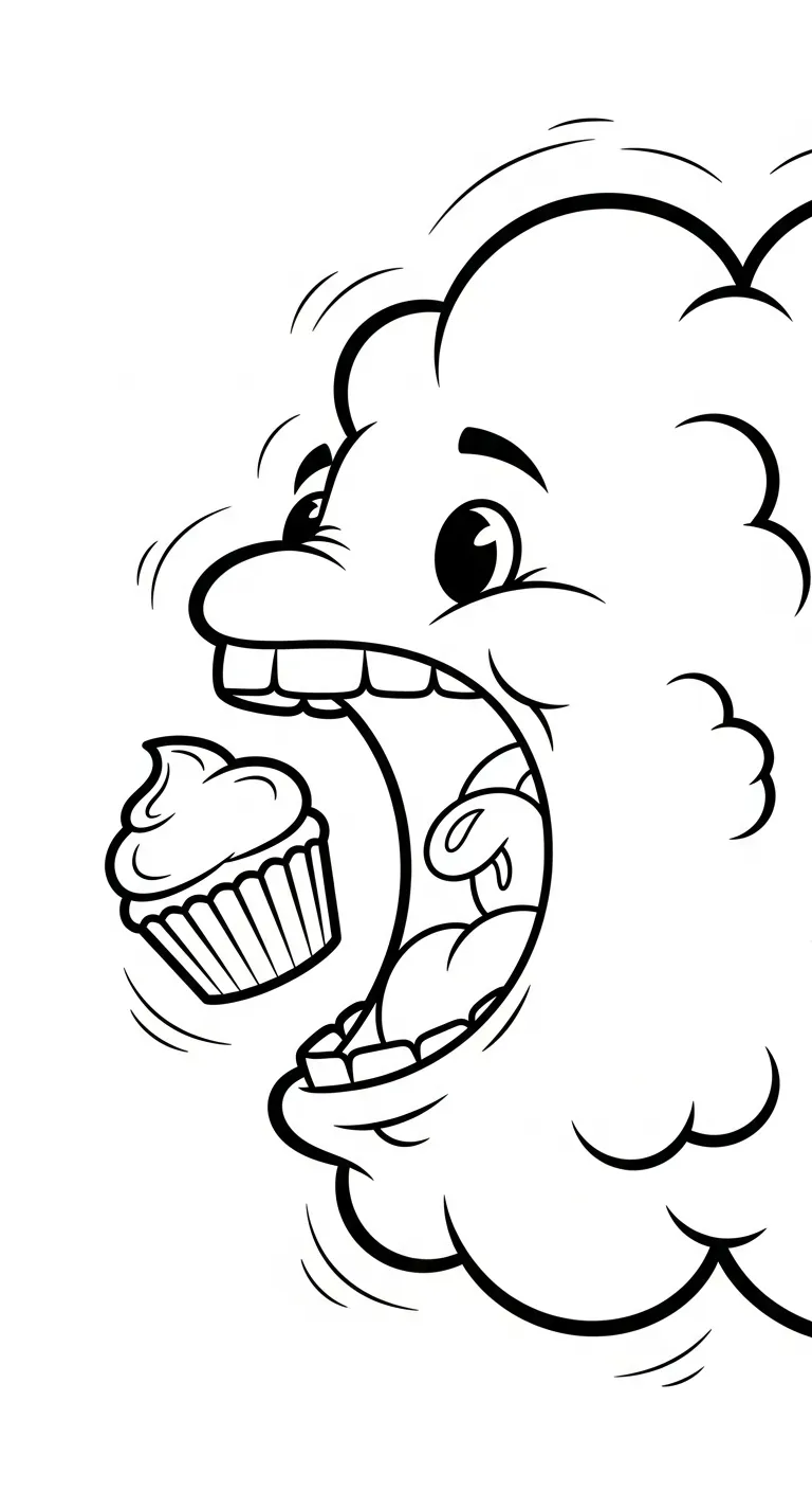 tải hình tô màu Tranh Tô Màu Đám Mây