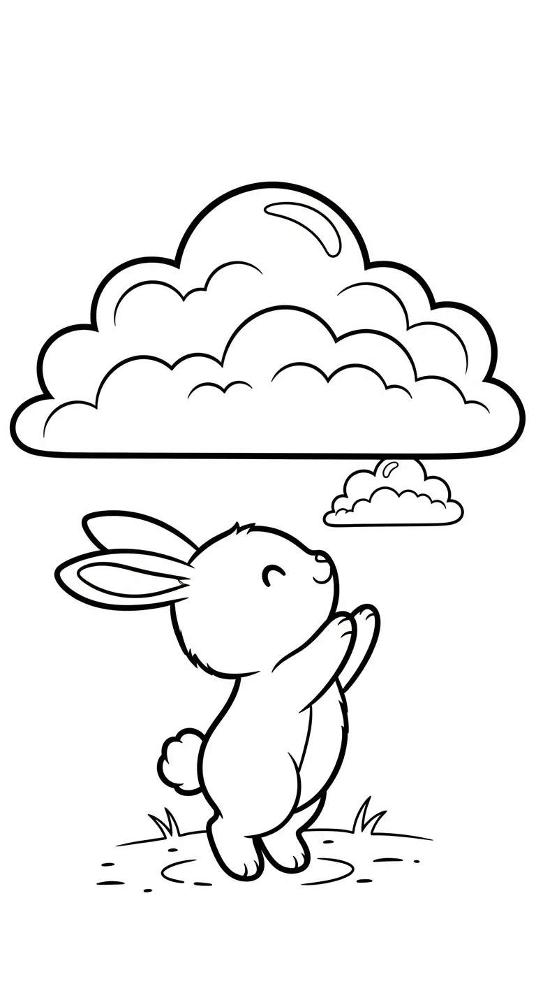 tranh tô màu Tranh Tô Màu Đám Mây cho bé tải về