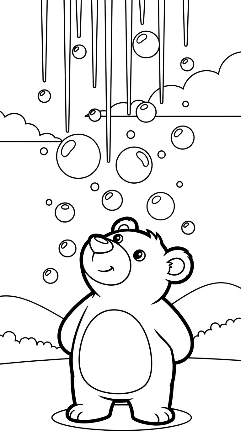 in tranh tô màu Tranh Tô Màu Gấu miễn phí