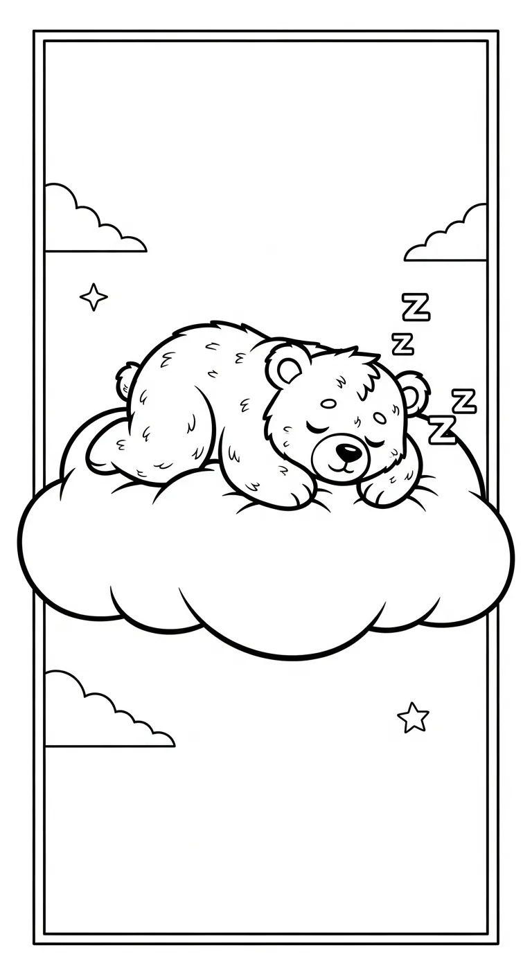 tải tranh tô màu Tranh Tô Màu Gấu không mất tiền