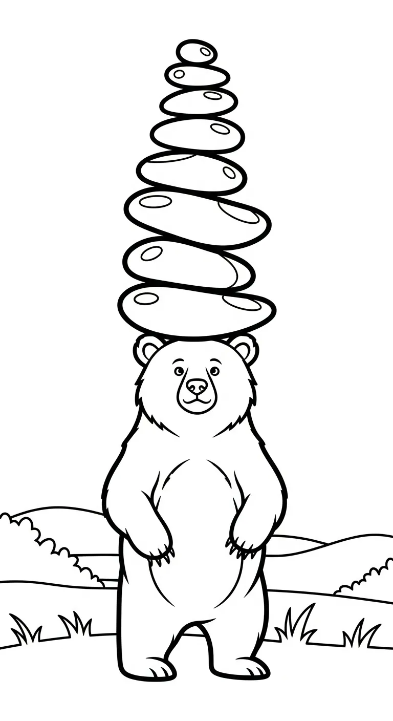 hình tô màu Tranh Tô Màu Gấu pdf