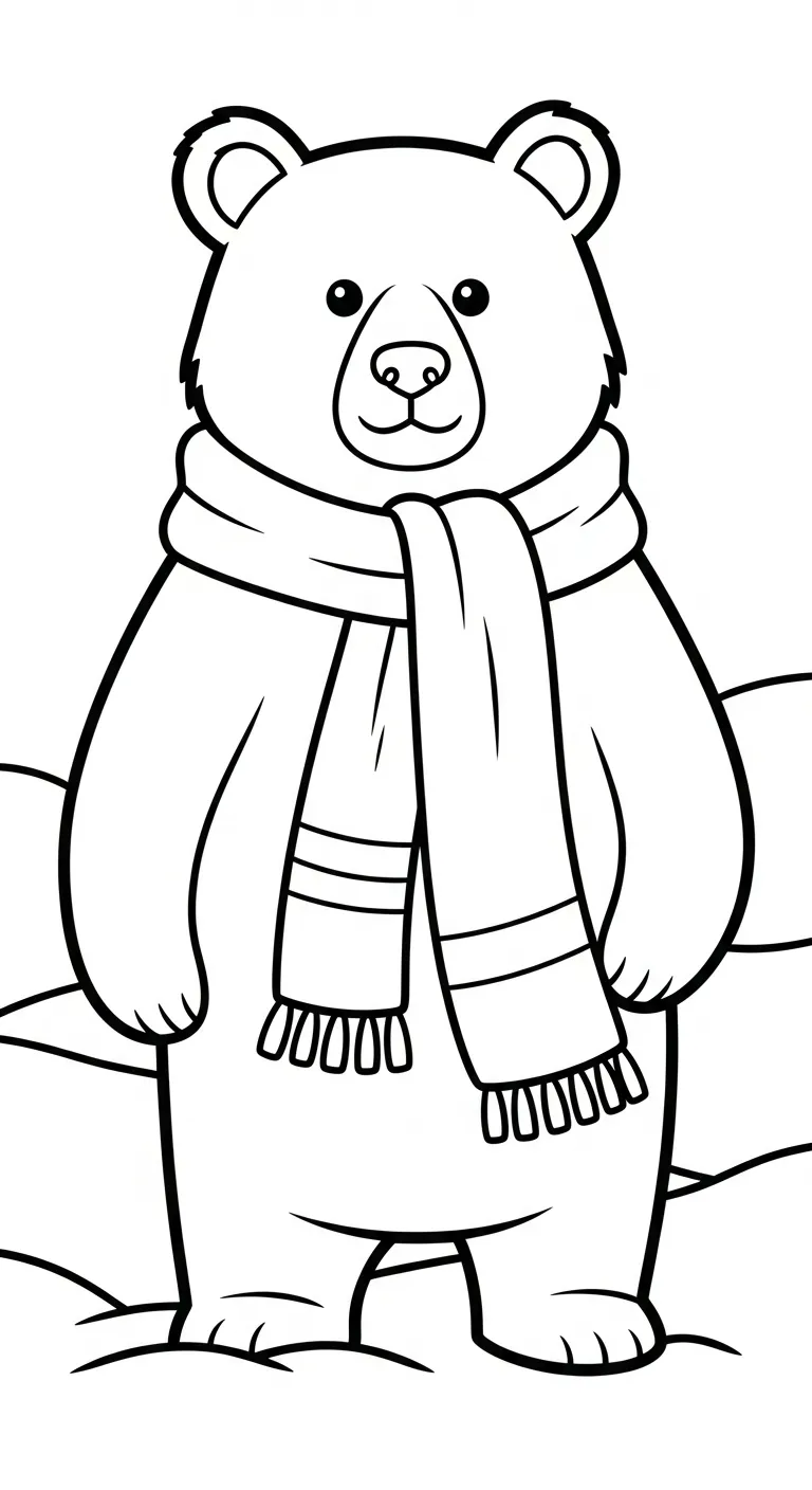 tải hình tô màu Tranh Tô Màu Gấu cho bé 8 tuổi