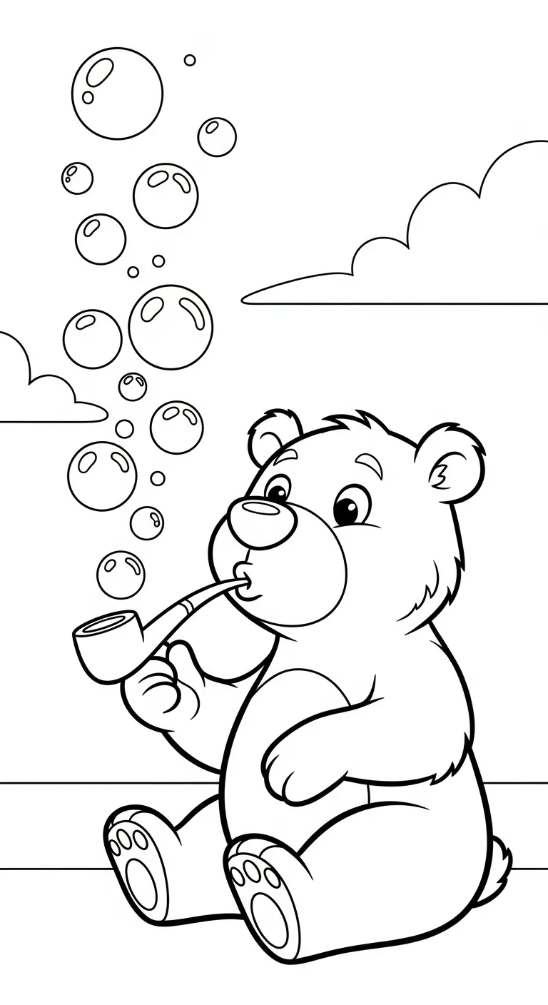 hình tô màu Tranh Tô Màu Gấu in ngay