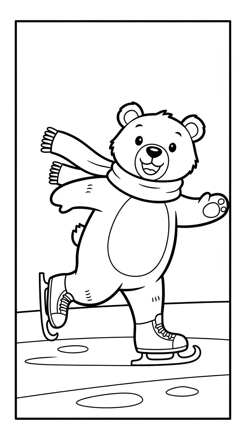 download tranh tô màu Tranh Tô Màu Gấu cho bé