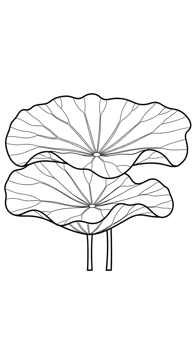mẫu hình tô màu Tranh Tô Màu Hoa Sen cho bé