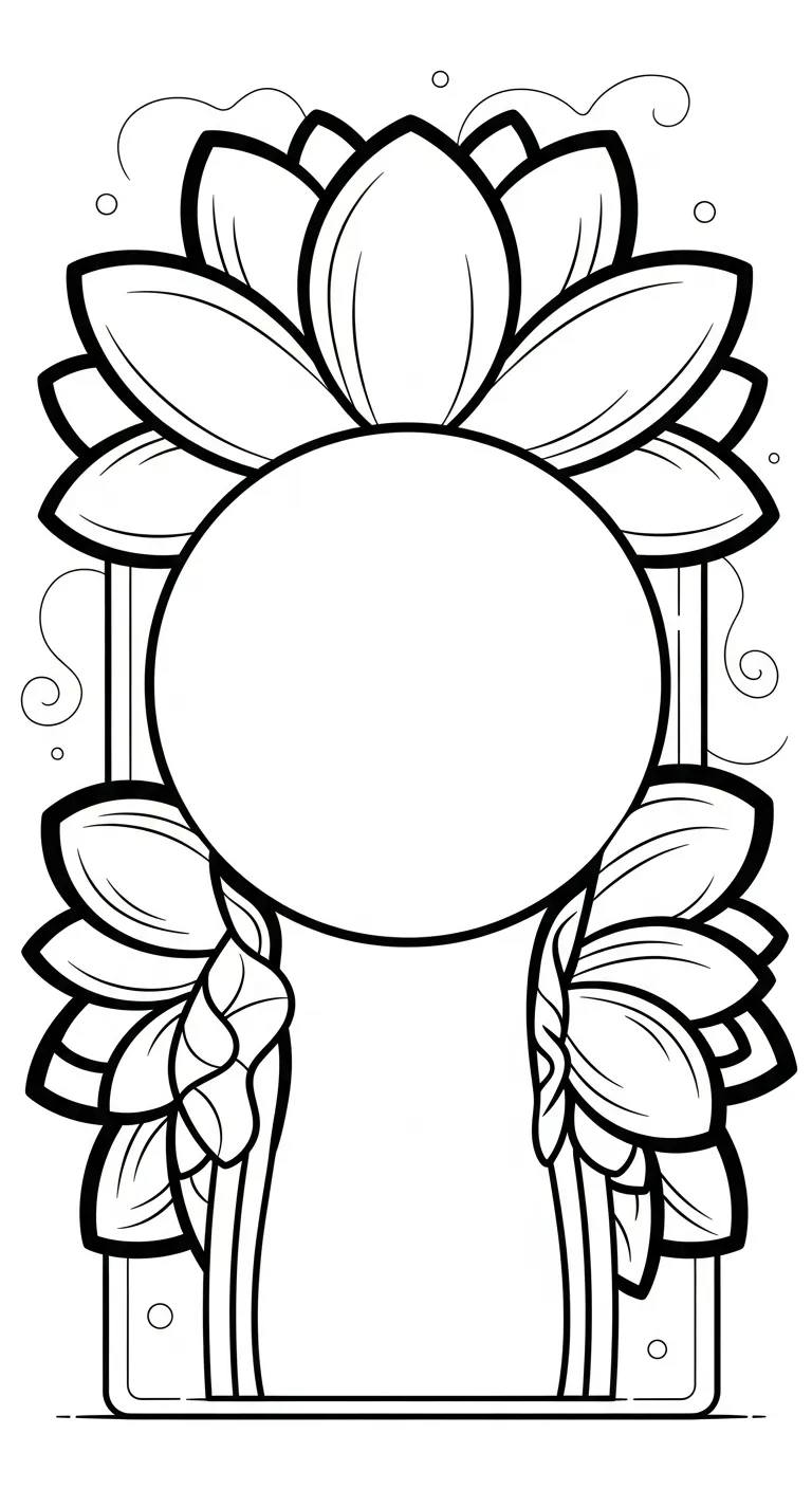 hình tô màu Tranh Tô Màu Hoa Sen tập tô