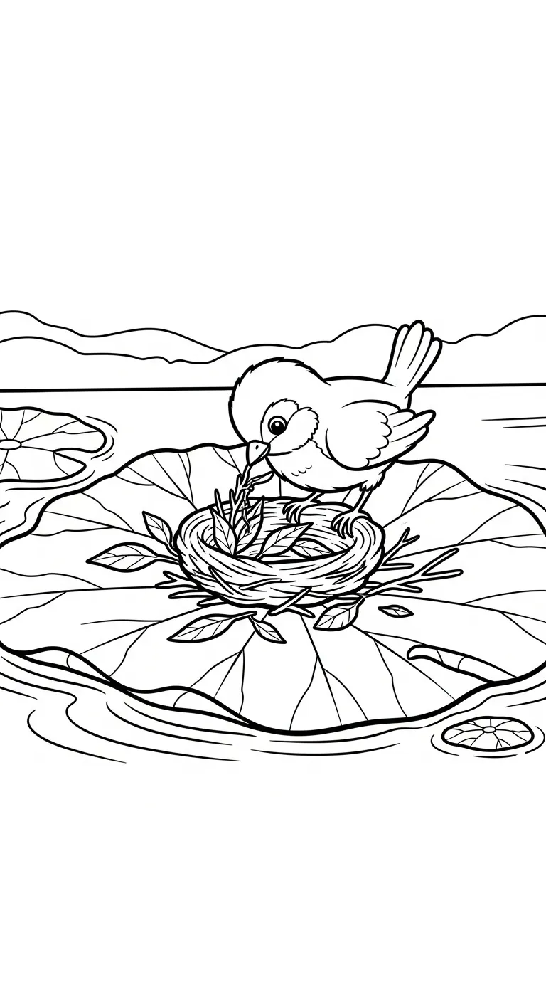 tải tranh tô màu Tranh Tô Màu Hoa Sen cho bé 7 tuổi