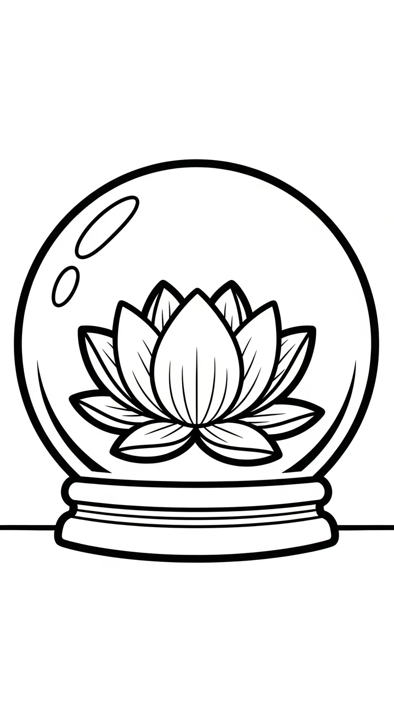 hình tô màu Tranh Tô Màu Hoa Sen cho bé tải về