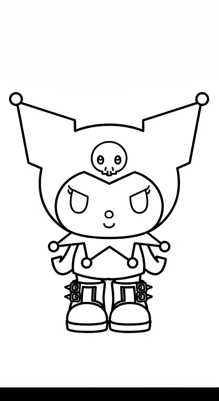 tranh tô màu Tranh To Mau Kuromi pdf