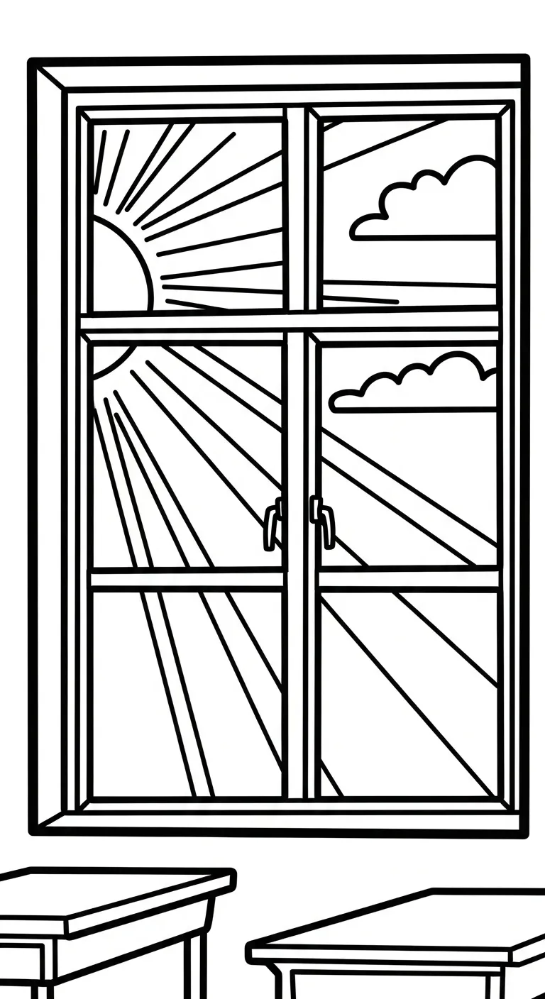 tranh tô màu Tranh Tô Màu Trường Tiểu Học cho bé 4 tuổi