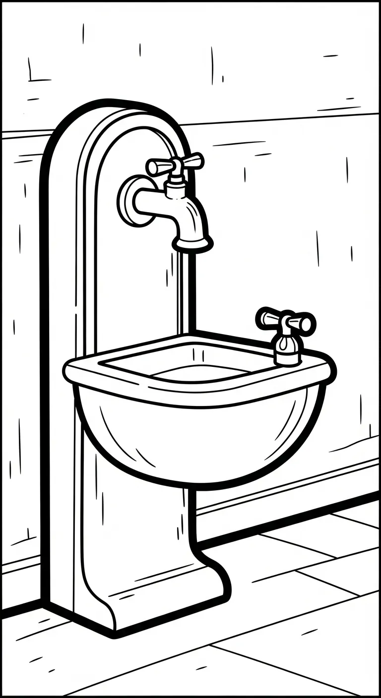 hình tô màu Tranh Tô Màu Trường Tiểu Học rõ nét