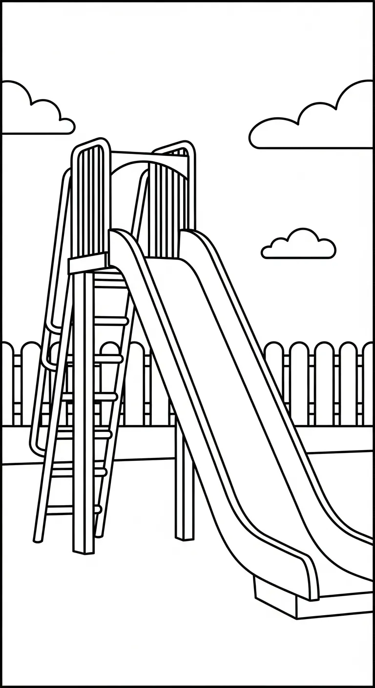 file tranh tô màu Tranh Tô Màu Trường Tiểu Học cho bé in