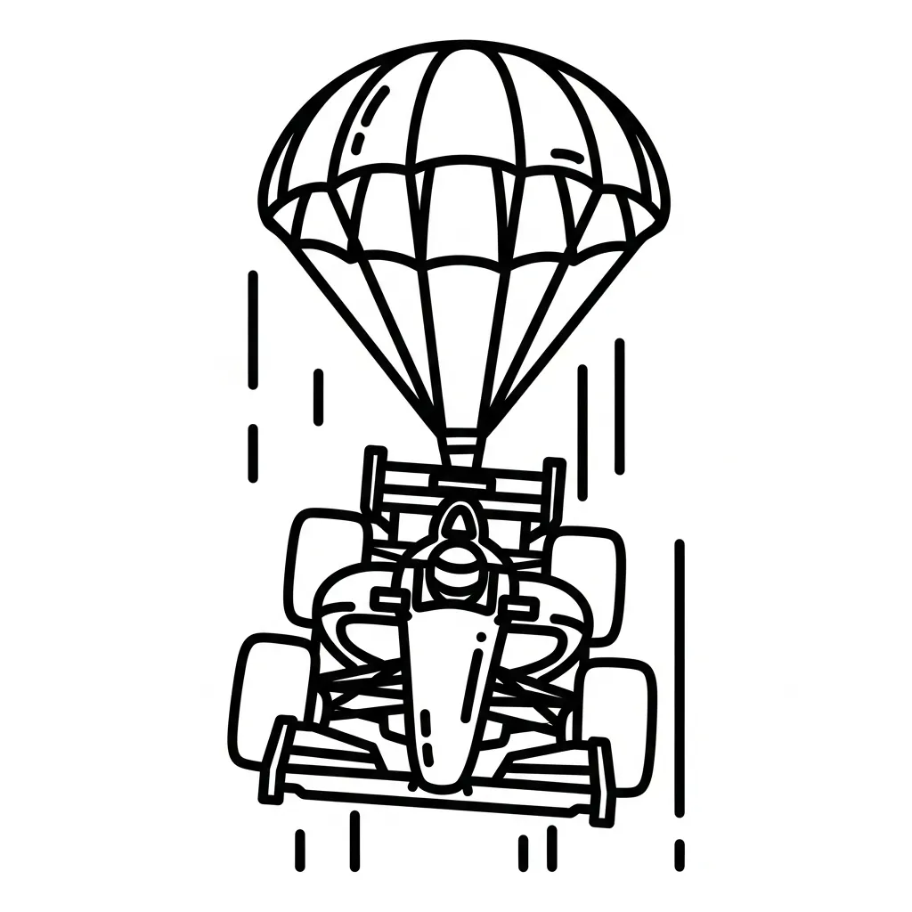 tranh tô màu Tranh Tô Màu Xe Đua cho bé tải về