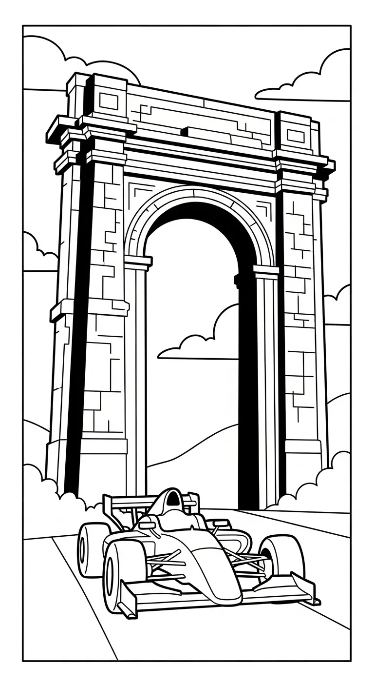 tải tranh tô màu Tranh Tô Màu Xe Đua pdf