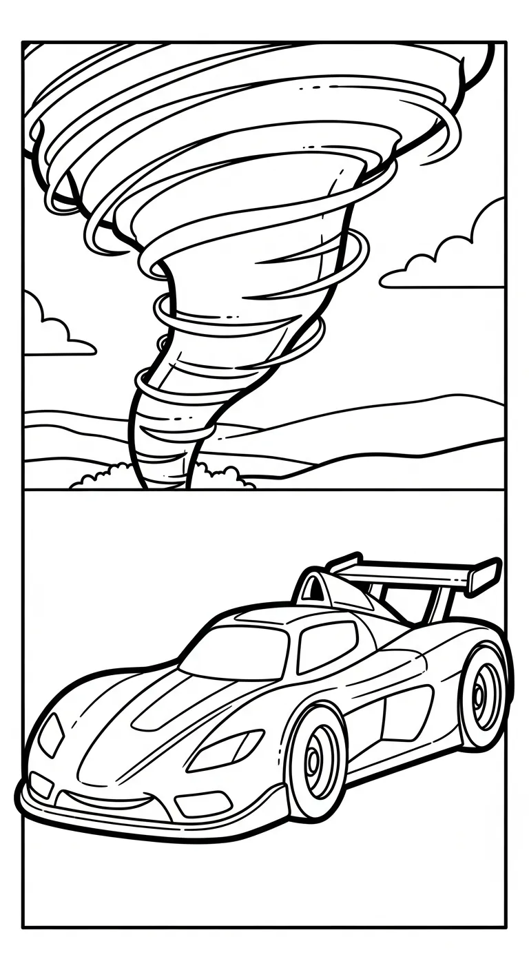 hình tô màu Tranh Tô Màu Xe Đua miễn phí