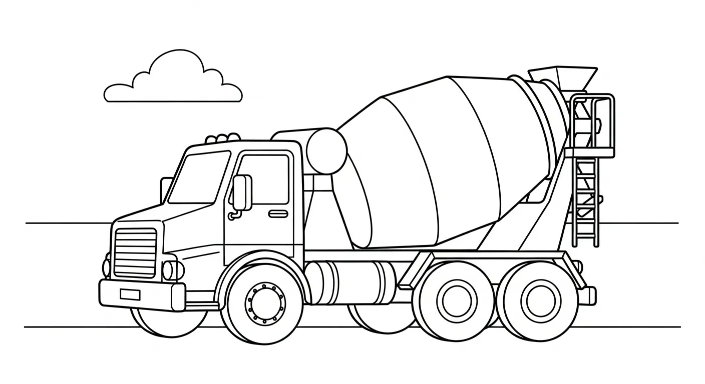 tải hình tô màu Tranh Tô Màu Xe Tải không mất tiền