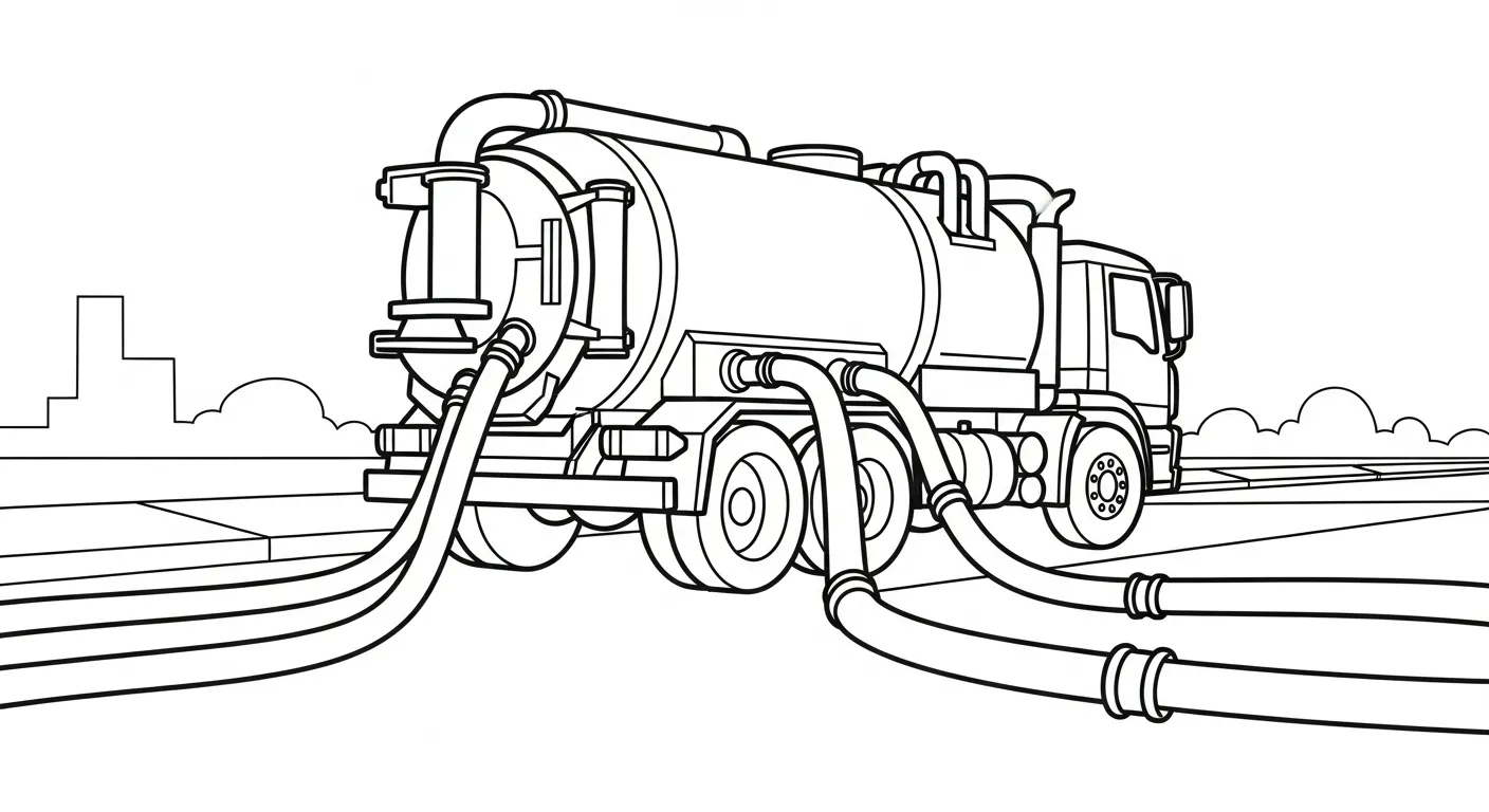 tải hình tô màu Tranh Tô Màu Xe Tải cho bé