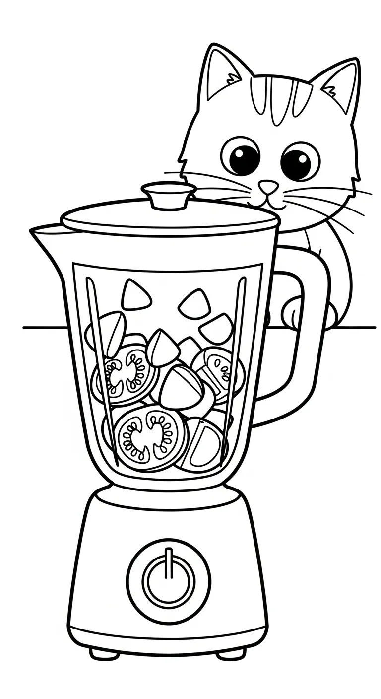 tải hình tô màu Mèo không mất tiền