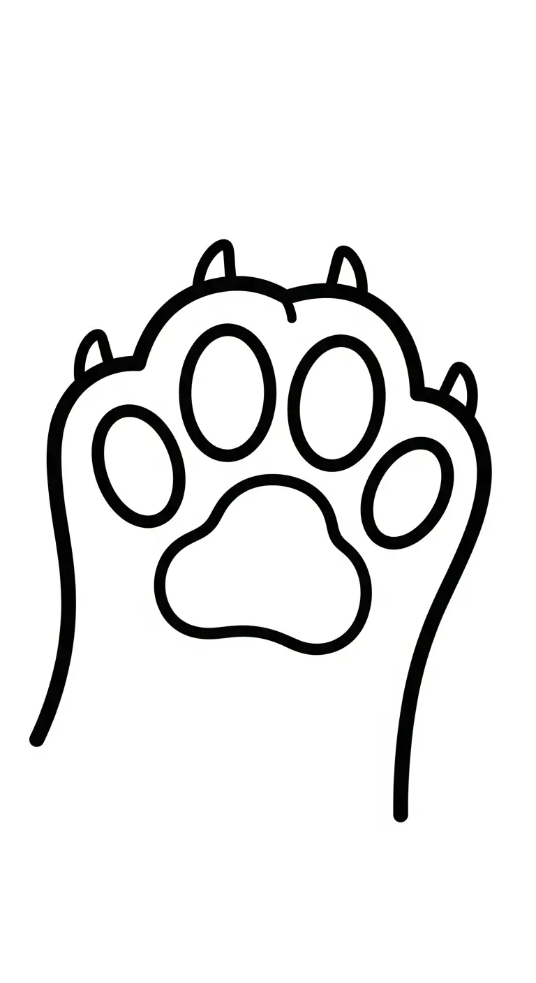 tranh tô màu Mèo cho bé 4 tuổi miễn phí