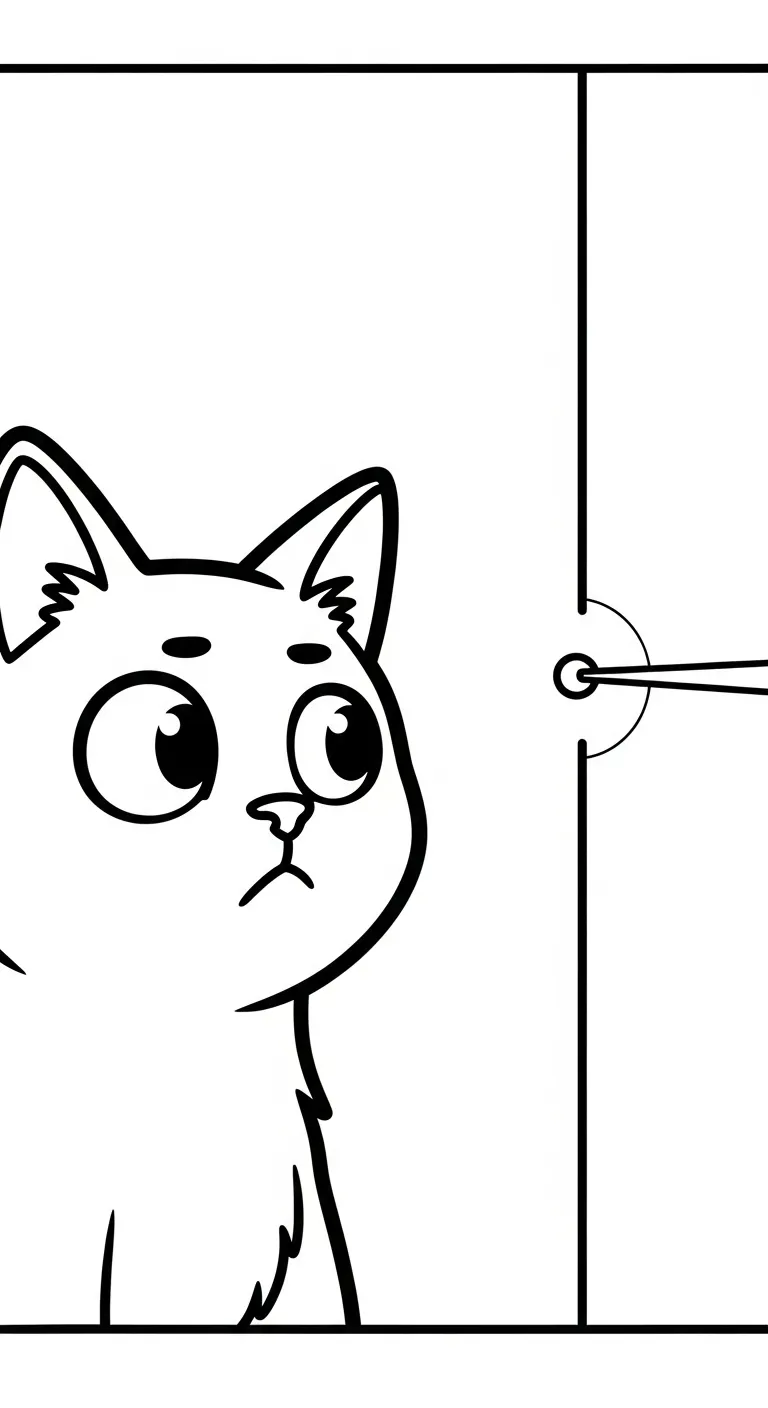 tranh tô màu Mèo cho bé 5 tuổi