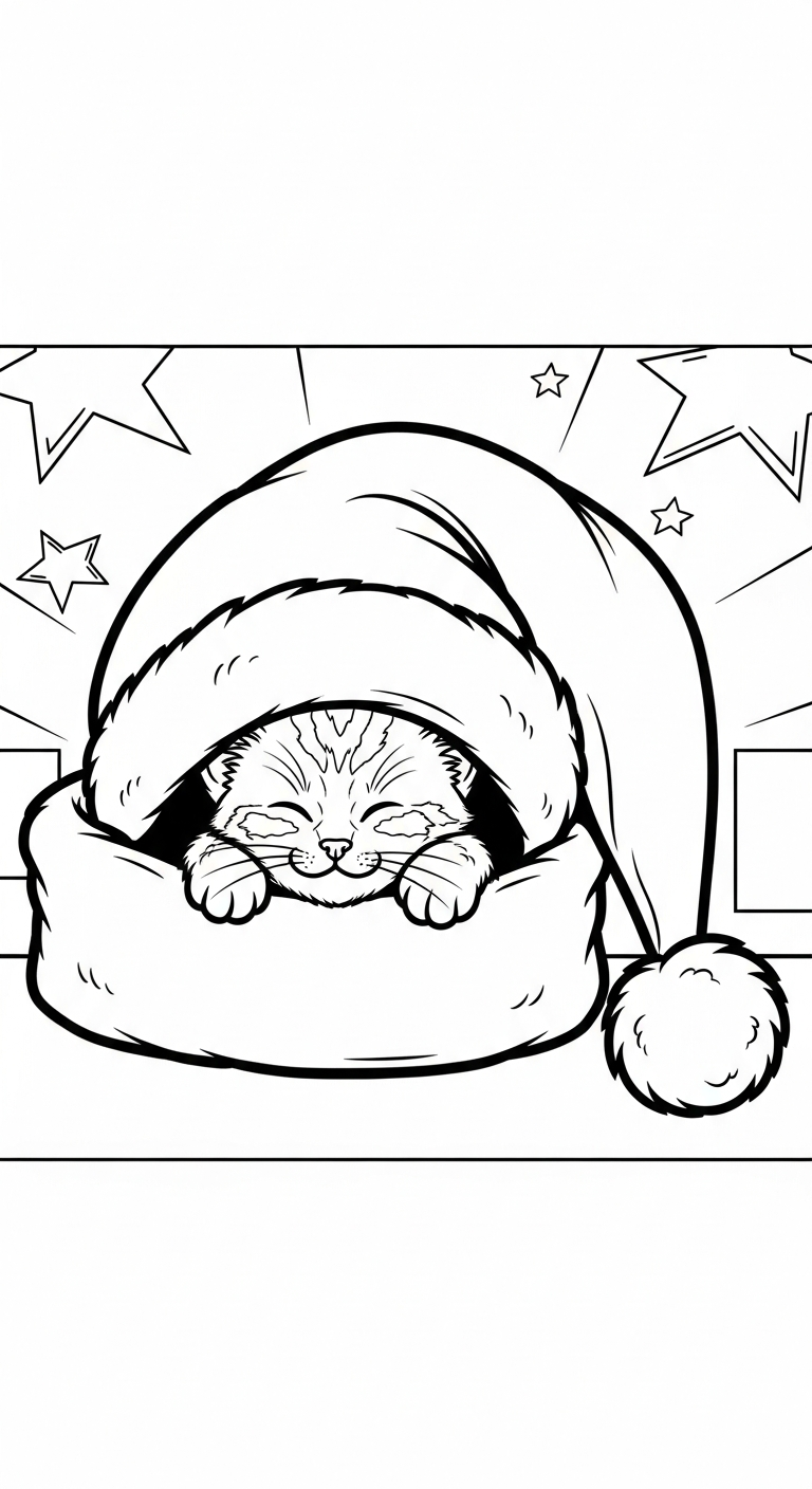 hình tô màu Giáng Sinh rõ nét