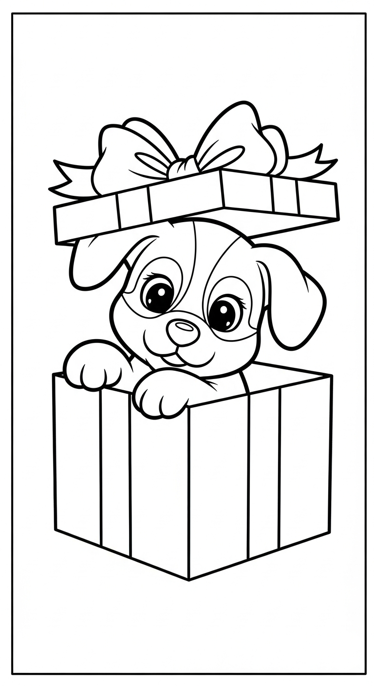 tranh tô màu Giáng Sinh cho bé 3 tuổi 1