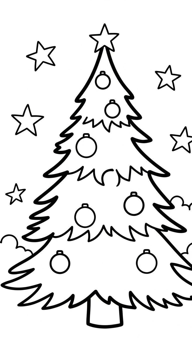 in tranh tô màu Giáng Sinh cho bé 8 tuổi