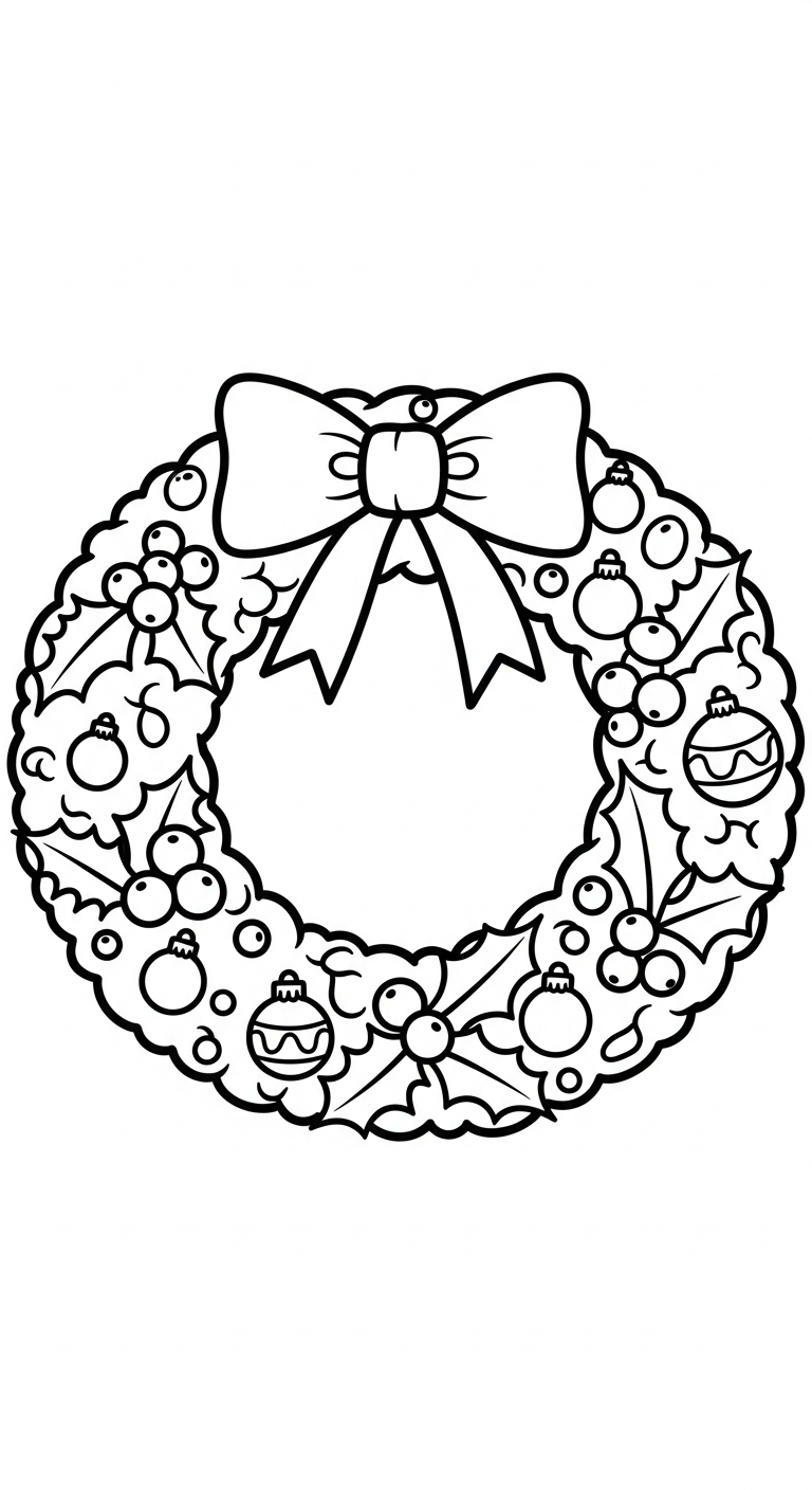 in hình Giáng Sinh cho bé tập tô