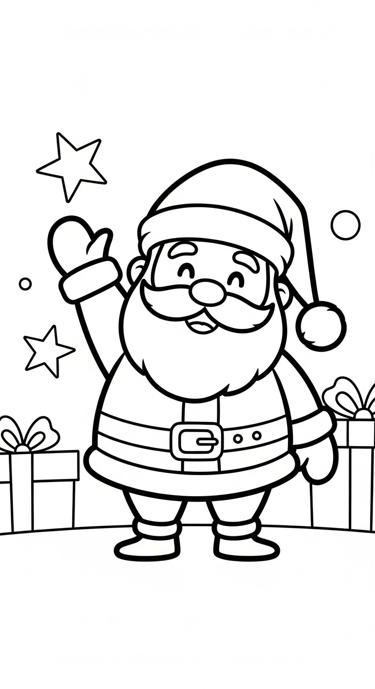 hình tô màu Giáng Sinh cho bé 8 tuổi miễn phí