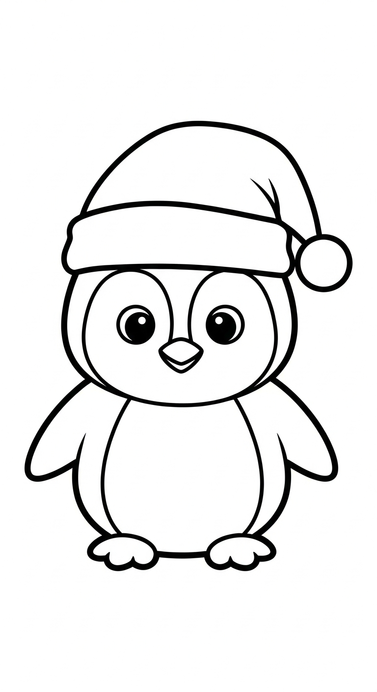 tranh tô màu Giáng Sinh cho bé 5 tuổi 1