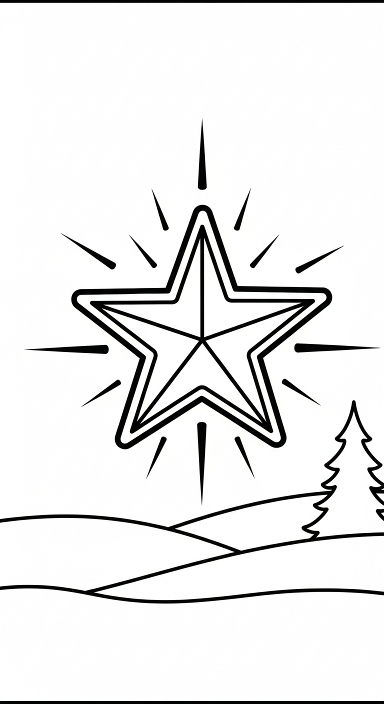 tranh tô màu Giáng Sinh cho bé 3 tuổi