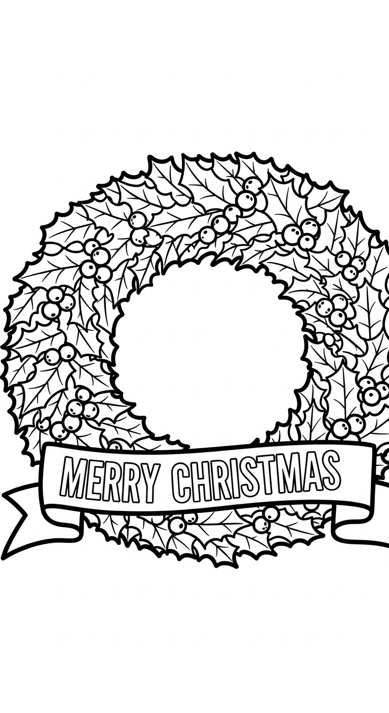 in hình tô màu Giáng Sinh miễn phí
