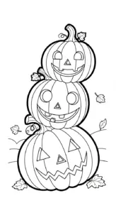 tải tranh tô màu Halloween pdf