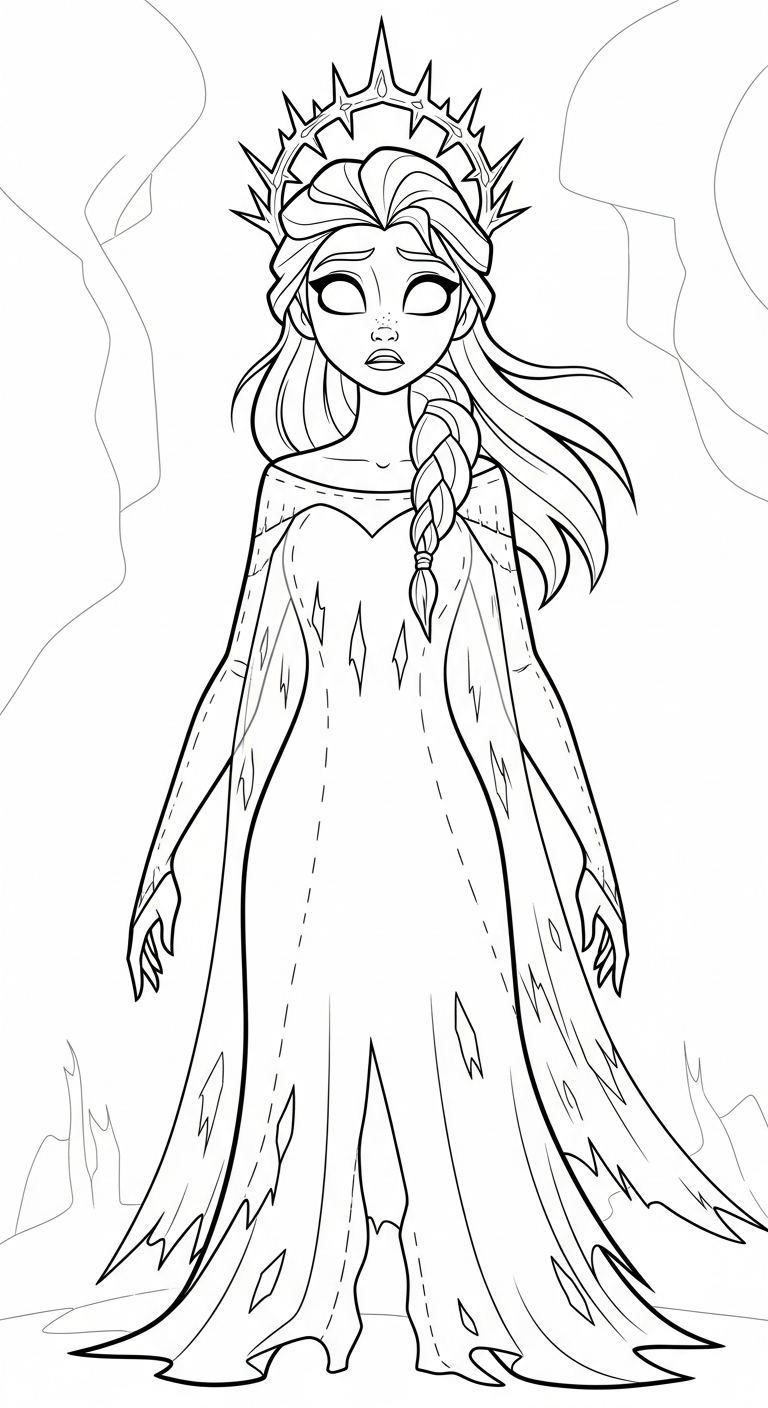 hình tô màu Halloween in ngay