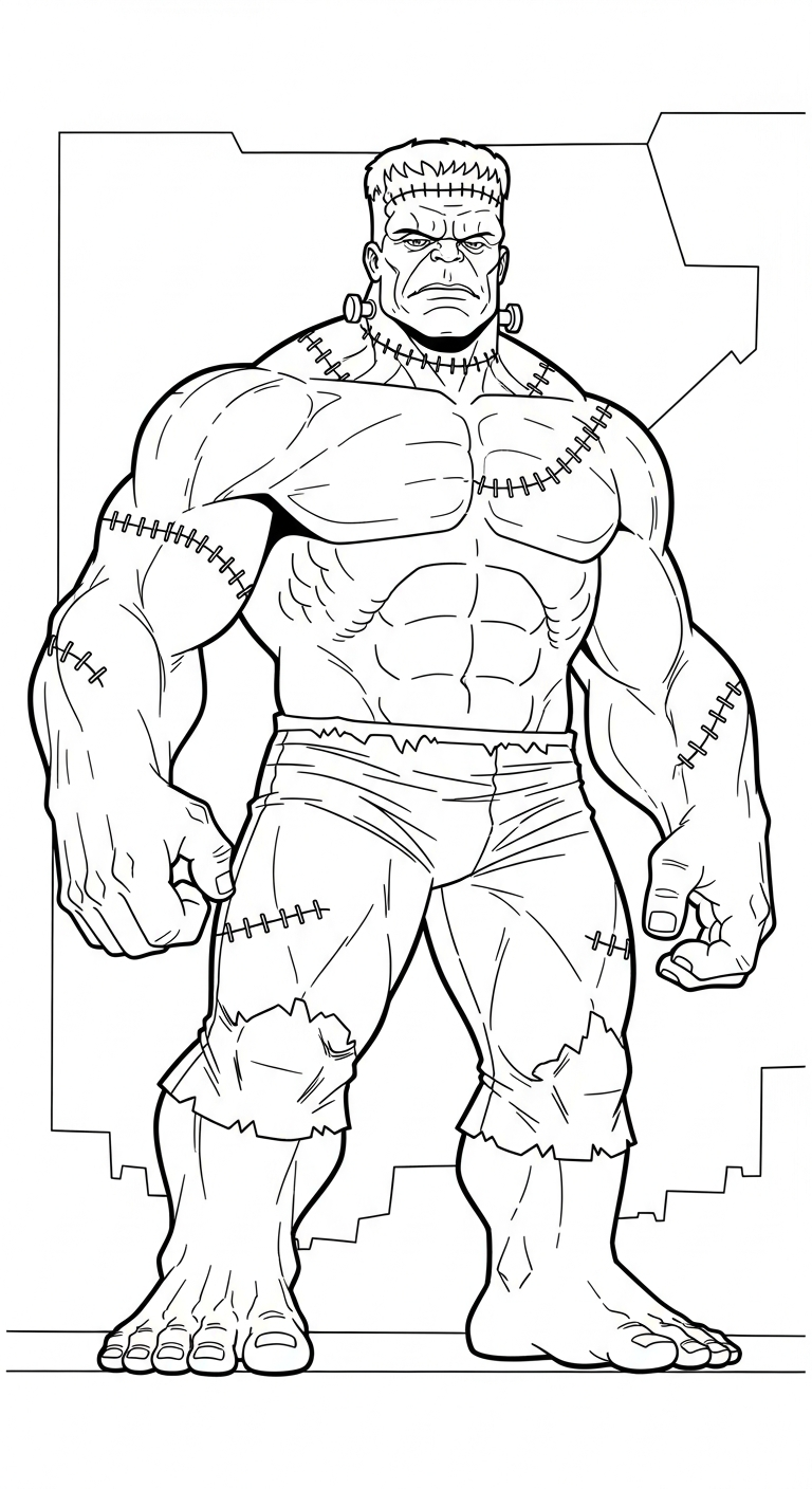 tranh tô màu Halloween cho bé 8 tuổi miễn phí