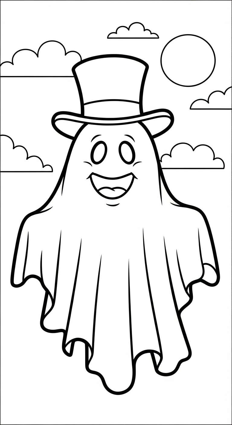 hình tô màu Halloween cho bé 8 tuổi miễn phí