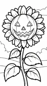 hình tô màu Halloween cho bé 8 tuổi