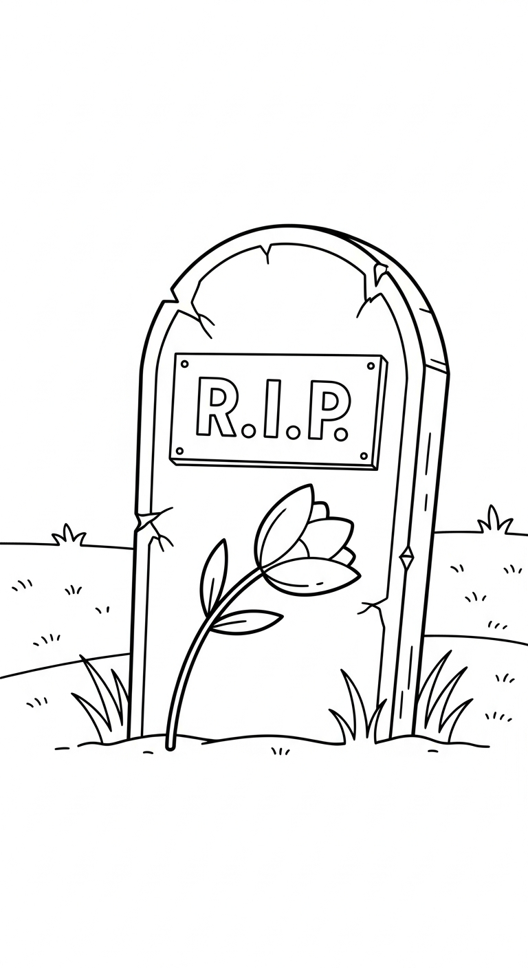 tranh tô màu Halloween cho bé 7-8 tuổi